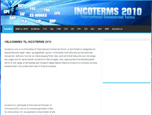 Tablet Screenshot of incoterms2010.dk